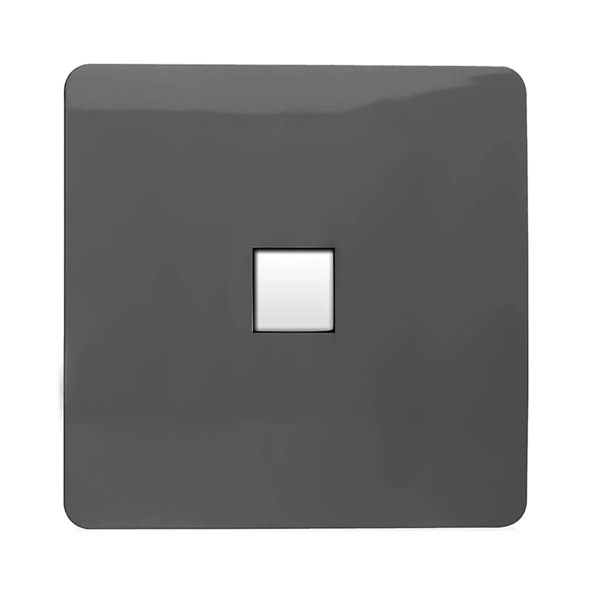 1 Gang Telephone Charcoal